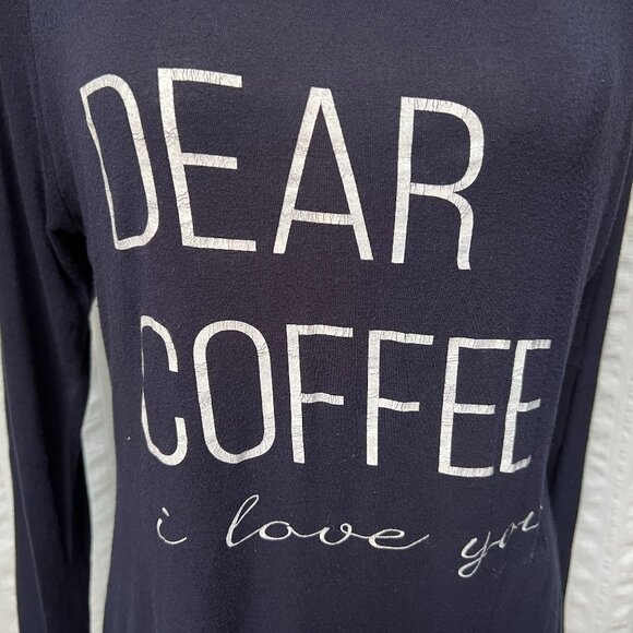 ZIP CODE "DEAR COFFEE i love you" Hooded Top - Picture 2 of 8
